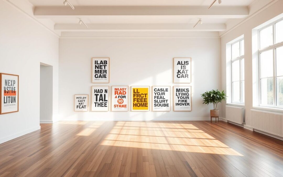 Plakaty typograficzne – dodatek, który ożywi każde wnętrze