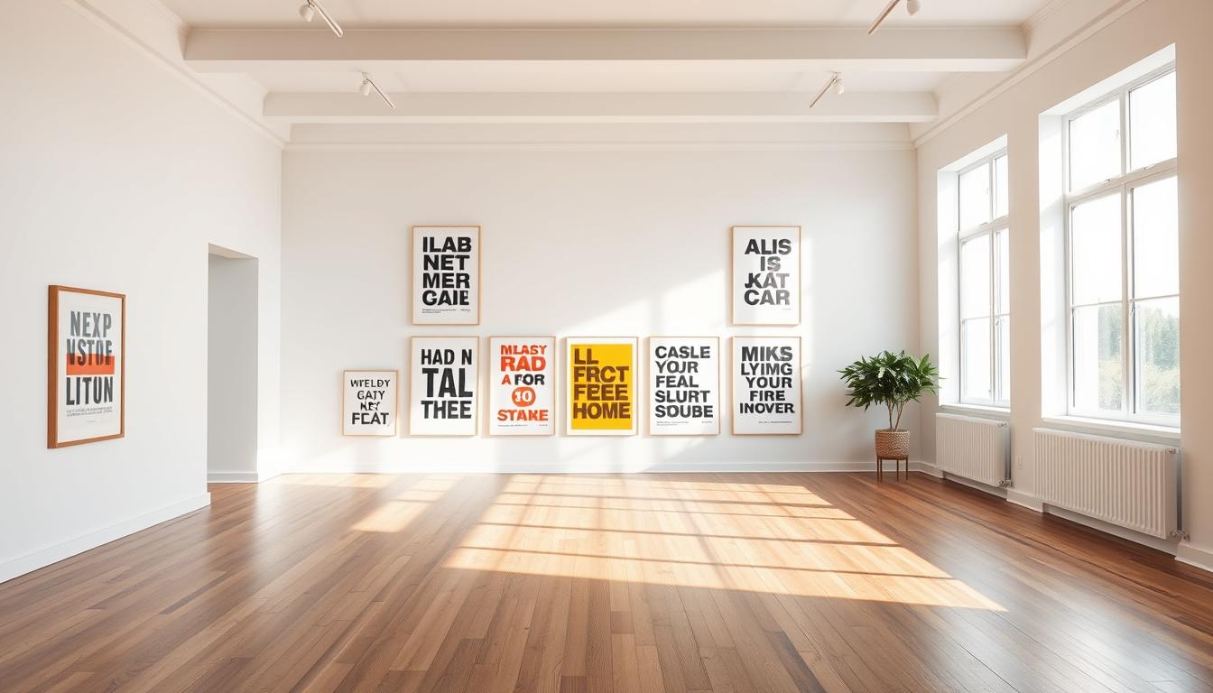 Plakaty typograficzne
